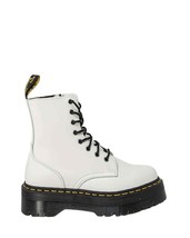 Dr. Martens Women Boots - 5 US EU 36 White Leather Combat Platform Ankle New - $280.28 CAD