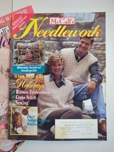 Vtg Lot Of 4 McCalls Needlework Magazines 1993 1994 1995 Embroidery Cross Stitch - £18.59 GBP