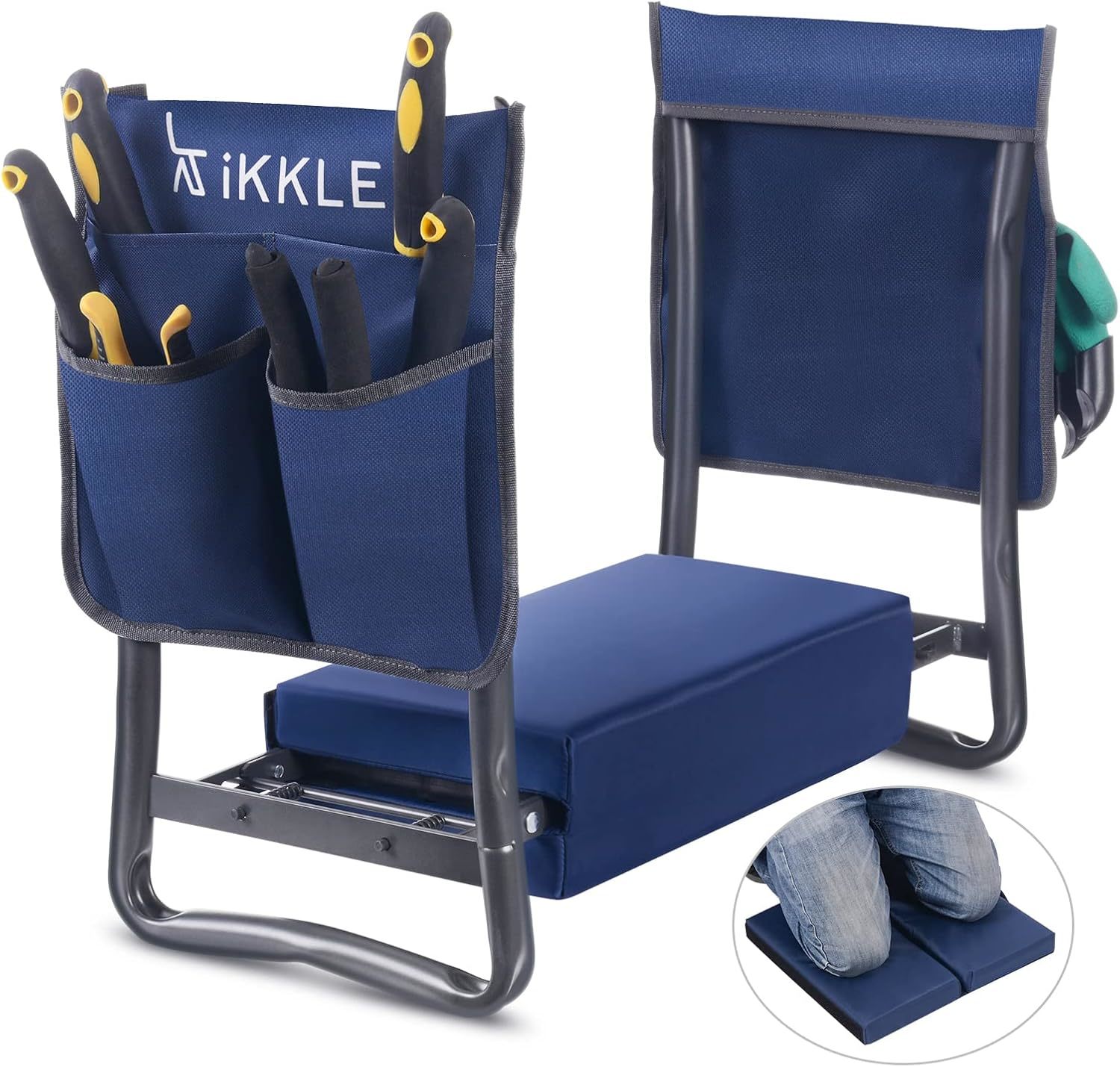 Ikkle Heavy Duty Garden Kneeler Seat Garden Kneeling Bench,, Hold 330Lbs... - $77.98