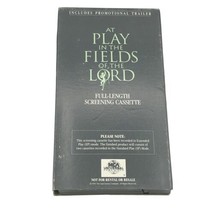 At Play in the Fields of the Lord VHS Demo Screening Cassette Berenger L... - £31.47 GBP