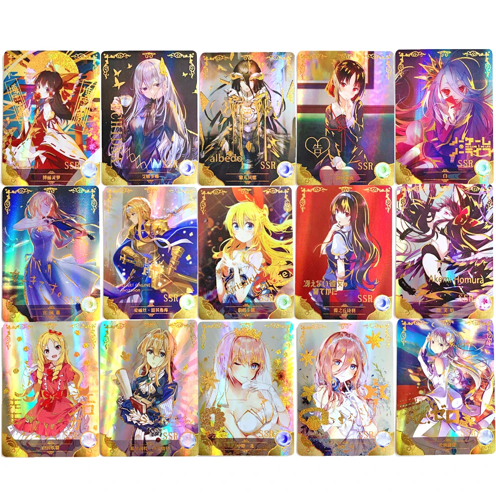 50-500pcs Goddess Story Playing Card Board Game Kids Toys Sands Ssr Flash Card - £10.76 GBP+