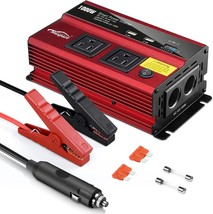 Maxpart Inverter 1000W Car Power Inverters 12V Dc To 110V Ac Converter With Dual - £66.33 GBP