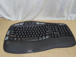 Logitech K350 Comfort Wave Ergonomic Wireless Keyboard No Unifying Receiver - £10.93 GBP
