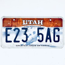  United States Utah Greatest Snow On Earth Passenger License Plate E23 5AG - £13.08 GBP