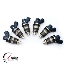 Set of 6 fuel injectors 800cc side feed for TOYOTA SUPRA JZA70 1JZGTE 1JZ E85 - £193.18 GBP