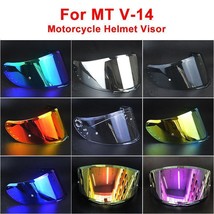 Motorcycle Helmet Visor Anti-uv Pc Visor Lens V14 Model Clear Smoke Dark... - $29.44+