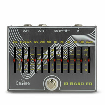 Caline CP-81 10 Band EQ Guitar Effect Pedal With Volume/Gain - $57.10