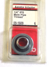 Lasco Aerato Adapter  1/4&quot; I.P.S Male Pipe Thread  X 55/64-27 Male-MPN-0... - $6.75