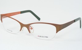 Selectra SEL4415 Col. 1 Orange /OLIVE Green Eyeglasses Glasses Frame 49-17-135mm - £50.58 GBP