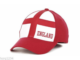England Olympic National Pride Top of the World Red &amp; White Flex Fit Cap... - $17.09
