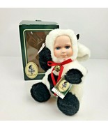Geppeddo Cuddle Kids CLARICE THE COW Baby Doll Plush Porcelain Face w/ B... - $31.86 CAD