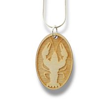 Necklace - Crawfish - Key of Life Snake and Cable Link chains - Birch Wo... - $21.55