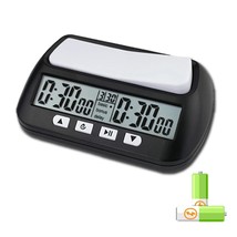3-in-1 Multipurpose Chess Clock Compact Digital Watch Count Timer d Game Stopwat - £88.39 GBP