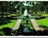 Kellogg Park And Fountain Battle Creek Michigan MI UNP Chrome Postcard U... - $2.92
