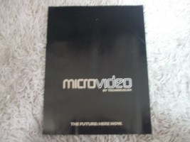 Vintage Microvideo by Technicolor Video Equipment Flyer - $9.70