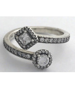 Authentic PANDORA Abstract Elegance, Clear CZ Ring 191031CZ-50 Size 5 New - $90.93 CAD