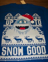 Rudolph The RED-NOSED Reindeer Bumble The Abominable Snowman T-Shirt Medium New - £15.57 GBP