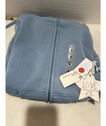 New Roma Concept BY Rosee Yummy Fleece Zip Up Hoodie Jacket Sz M NWT - €7,31 EUR