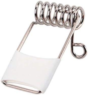 Milisten 30Pcs Spring Clip Tube Clip For Ceiling Lamp High Hardness, Silver - $33.93