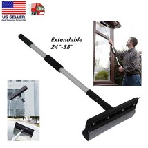 38&quot; Extendable Window Squeegee Cleaner Long Handle Car Cleaning Window G... - £7.40 GBP