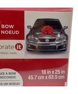 Celebrate It Christmas Mega Red Giant Bow 18&quot;x25&quot; Bow for Big Gift Car B... - £13.17 GBP