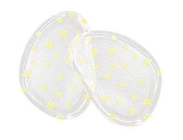 4 Pairs High Heels Insole Half Feet Shockproof Pad, Transparent And Yellow - $15.91