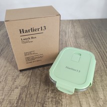 Harlier13 13.9 oz Matcha Green Glass Food Storage Container with Airtigh... - $15.99