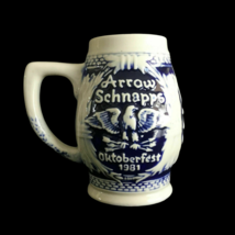 Arrow Schnapps Vintage 80s Octoberfest Beer Stein Limited Edition 1981 Numbered - £44.58 GBP