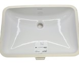 Duravit 03953900172 No. 1 Rectangular Undermount Bathroom Sink w/Overflo... - €55,70 EUR