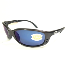 Costa Sonnenbrille Brine BR 22 Funkelnd Gunmetal Wrap Blau Spiegel 580P Linsen - £102.35 GBP