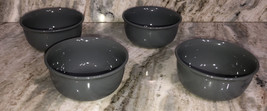 ROYAL NORFOLK-GRAY CEREAL/SOUP SERVING BOWL SET Of 4-Micro/Dish Safe-NEW... - £26.82 GBP