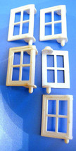 ITALOCREMONA PLASTIC CITY Constructions 5 Mini White Windows Right Openi... - $17.04