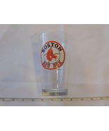Budweiser Boston Red Sox Pint Glass Beer Mug Glass Good Condition **Marks - £16.18 GBP