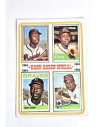 Hank Aaron Special Baseball Card 1974 Topps No. 4 - $699.39 MXN Hank Aaron Special Baseball Card 1974 Topps No. 4 - $699.39 MXN