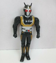 Vintage 1988 Bandai Kamen Masked Rider Robo Rider Black RX  5" Vinyl Figure - $19.39