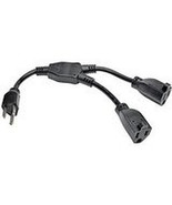 Convert 1 outlet to 2 Power Extension SPLITTER Y Cord TRIPP LITE P024-18... - $41.09 CAD