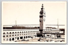 Ferry Building San Francisco Ca RPPC c1940 Real Photo Postcard B33 - £9.40 GBP