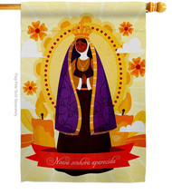 Our Lady Of Aparecida House Flag Faith 28 X40 Double-Sided Banner - $36.97