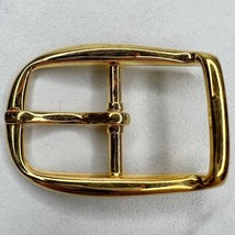 Vintage Gold Tone Simple Basic Belt Buckle for up to 1 Inch Belt - $6.92