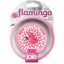 Joie Pink Flamingo Sink Strainer Stainless Steel BPA Free Plastic 4.5-in... - $18.97