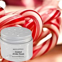 Candy Cane Scented Aroma Beads Room/Car Air Freshener Odour Eliminator - £14.22 GBP+