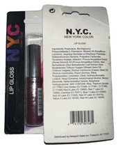 (Pack Of 2) NYC New York Color #0067-10 Red Rock Canyon Brush On Lip Shine - £7.72 GBP