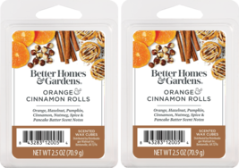 Better Homes and Gardens Scented Wax Cubes 2.5oz 2-Pack (Orange Cinnamon... - $11.99