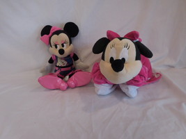 Disneyland Minnie Mouse As Sleeping Beauty Rare + Disney Travel Buddy Pillow Sof - £11.09 GBP