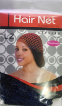 LZ Hair Net Premium Quality Collection Handmade LZ3109 Navy Blue Color M... - $5.63