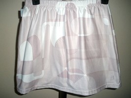 NIKE DRI-FIT TENNIS SKORT PALE MAUVE GEOMETRIC PRINT SZ SMALL (4-6) NICE! - £19.34 GBP