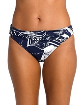 La Blanca lb3zj95 Playa Shirred Hipster Band Bottom Sz 6 Indigo - $33.26