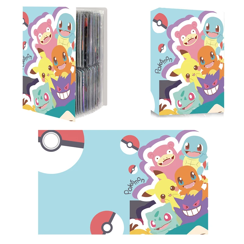 Pokemon Anime Album 240pcs Card Album Photo Album Map Letter Folder Binder - £10.67 GBP