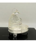 925 sterling silver sinhasan krishna throne, god stand chair pooja artic... - €561,09 EUR