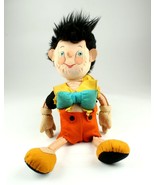 *Vintage Pinocchio Doll Cloth Plush 23&quot; Stuffed Boy Toy - $863.25 MXN